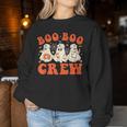 Boo Boo Crew Nurse Ghost Scrub Top Nursing Halloween Costume Women Sweatshirt Unique Gifts Boo Boo Crew Nurse Ghost Scrub Top Nursing Halloween Costume Women Sweatshirt Unique Gifts