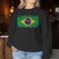 Brazil Flag For And Women Sweatshirt Frauen Lustige Geschenke