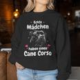 Cane Corso Dog Real Girls Haben Einen Cane Corso Sweatshirt Frauen Lustige Geschenke