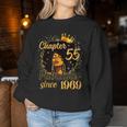 Chapter 55 Fabulous Since 1969 55Th Birthday Melanin Women Sweatshirt Personalized Gifts