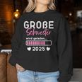 Children's Big Sister Loaded 2025 I Will Große Schwester 2025 Sweatshirt Frauen Lustige Geschenke