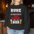 'Der Maurer Will Ein Beer' Sweatshirt Frauen Lustige Geschenke