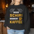 Dieser Schiri Needs Coffee Referee Referee Schiri Sweatshirt Frauen Lustige Geschenke