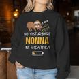 Donna No Disturbare Nonna In Ricarica Festa Della Mamma Con Collo A Women Sweatshirt Regalos divertidos