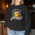 Education Ist Gut Aber Bier Ist Guter Bierstein Beer Sweatshirt Frauen Lustige Geschenke