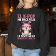 El K-Pop Me Hace Feliz Kpop Musik Cuello Sudadera Mujer Regalos divertidos