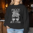 Evil Old Women's Sweatshirt Frauen Lustige Geschenke