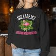 Flamingo Cocktail Wine Drink Die Lage Ist Besaffniserregen Sweatshirt Frauen Lustige Geschenke