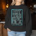 Frase Divertente Kittesencula Ironia Romano Regalo Women Sweatshirt Regalos divertidos