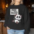Free Hugs Panda Bear Women Sweatshirt Regalos divertidos