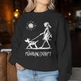 Frührungskraft Dog Sayings With Print Women's Sweatshirt Frauen Lustige Geschenke