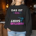 Handstand Saying Gymnastics Sport Girl Sweatshirt Frauen Lustige Geschenke