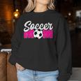 Fußballspieltag Soccer Mom Muttertag Mama Sweatshirt Frauen Lustige Geschenke