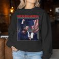 God Bless America Presidente Trump 2024 Usa Flag Uomini Donne Women Sweatshirt Regalos divertidos