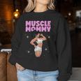 Gym Muscle Mommy Pump Cover For Weightlifting Fitness Women Sweatshirt Regalos divertidos