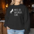 Haflinger Muss Los Haflinger Horse Riding Sweatshirt Frauen Lustige Geschenke