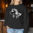 Happy Horse Sweatshirt Frauen Lustige Geschenke