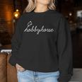 Hobby Horse Für Mädchen Sweatshirt Frauen Lustige Geschenke