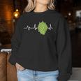 Hopen Heartbeat Beer Sweatshirt Frauen Lustige Geschenke