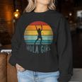 Hulahoop Hullern Hula Girl Hoola Hop Training Women's Hoopen Sweatshirt Frauen Lustige Geschenke