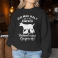 Ich Mag Halt Einfach Hen Und Ziegen I'm Just A Chickens And Goats Sweatshirt Frauen Lustige Geschenke