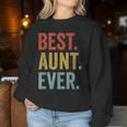 Idea De Regalo Para Tía Retrointage – Best Aunt Ever Sudadera Mujer Regalos divertidos