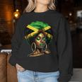 Jamaican Black Woman Melanin Jamaican Girls Afro Women Sweatshirt Unique Gifts