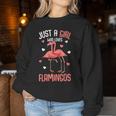 Just A Girl Who Loves Flamingos Girls Flamingo Women Sweatshirt Personalized Gifts