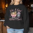Just A Girl Who Loves Ramen And Boba Ramen Boba Bubble Women Sweatshirt Personalized Gifts