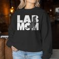 Lab Mom Labrador Dog Owners Women's Sweatshirt Frauen Lustige Geschenke