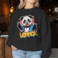 Lennox Beautiful Boys' Name With Cute Panda Sweatshirt Frauen Lustige Geschenke