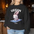 Lindo Conejito Fitnessegano Divertido Es Gimnasio Entrenamientos Sudadera Mujer Regalos divertidos