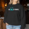Lo Sodio A Todos Los Odio A Todos Cuello Sudadera Mujer Regalos divertidos
