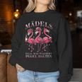 Mädels Egal Was Passiert Pegel Halten Flamingo Girls' Night Sweatshirt Frauen Lustige Geschenke