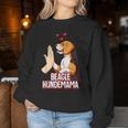 Mama Beagle Sweatshirt Frauen Lustige Geschenke