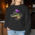 Mardigator Mardi Gras Alligator Costume Mardi Gras Women Sweatshirt Personalized Gifts