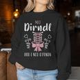 Mein Dirndl Hob I Ned Gefunden Women's Costume Sweatshirt Frauen Lustige Geschenke