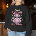 Mein Dirndl Ist In Der Wäsche Costume Women's Costume Sweatshirt Frauen Lustige Geschenke