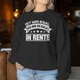 Mir Egal Ich Bin Bald In Rente Ruhestand Pensioner Women's Sweatshirt Frauen Lustige Geschenke