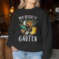 Mir Reicht Ich Geh In Den Garten Papa Mama Garten Gardener Sweatshirt Frauen Lustige Geschenke