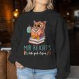 Mir Reicht's Ich Geh Lesen Books Reading Fan Bookworm Owls Sweatshirt Frauen Lustige Geschenke