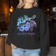 Navarre Beach Florida Sea Turtle Flowers Surfer Souvenir Women Sweatshirt Unique Gifts