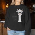 No Drama Lama Llama Sweatshirt Frauen Lustige Geschenke