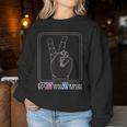 Nurzwei Frauensagennein Herrensagennein Sweatshirt Frauen Lustige Geschenke