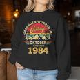 Oktober 1984 Männer Frauen 40 Geburtstag Limited Edition 40 Sweatshirt Frauen Lustige Geschenke