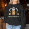 Oktoberfest Group Bachelor Party Here For Schitzengiggles Women Sweatshirt Funny Gifts