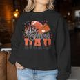 Orange Football Cheer Dad For Vintage Cheerleader Women Sweatshirt Personalized Gifts
