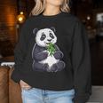 Oso Panda Con Bambú Oso Panda Niños Sudadera Mujer Regalos divertidos