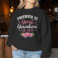 Promoted To Great Grandma Est 2025 First Time Grandma Women Sweatshirt Funny Gifts