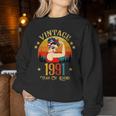 Regalo Per 33° Compleanno 33 Anni Per Donne Retròintage 1991 Women Sweatshirt Regalos divertidos